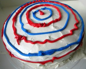 Торт "Капитан Америка" - фото шаг 5