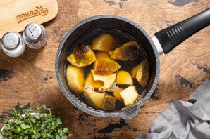 Постный борщ с грибами - фото шаг 2