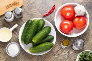 Огурцы по-грузински - фото шаг 1