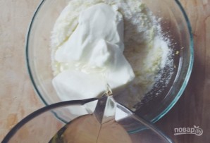 Ванильный кекс на йогурте - фото шаг 3