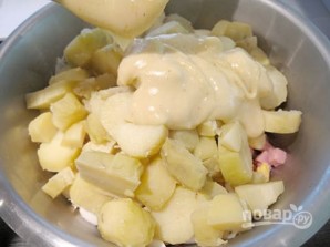 Интересный картофельный салат - фото шаг 6