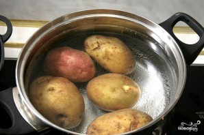 Картофельная лепешка от кашля - фото шаг 1