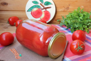 Очищенные помидоры в собственном соку на зиму - фото шаг 10