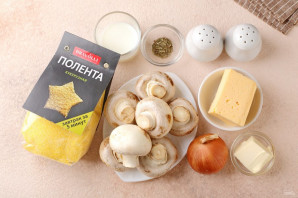 Шампиньоны фаршированные полентой "Bravolli" - фото шаг 1