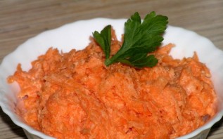 Салат из моркови со сметаной - фото шаг 3