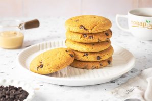 Печенье с арахисовой пастой и шоколадом - фото шаг 7