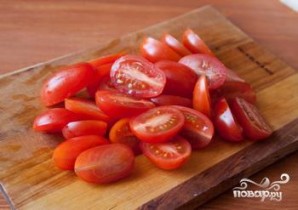 Моцарелла с помидорами - фото шаг 2