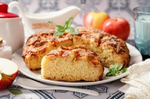 Быстрый яблочный пирог - фото шаг 12
