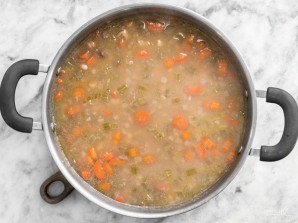 Вегетарианский суп из фасоли - фото шаг 6