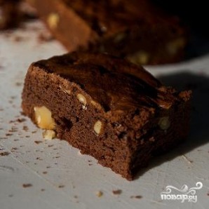 Шоколадные пирожные с грецкими орехами - фото шаг 5
