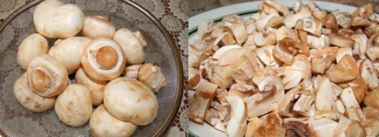 Пирожки с грибами и картошкой в духовке - фото шаг 1