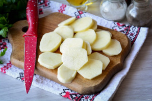 Картошка с луком в духовке - фото шаг 2
