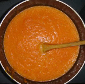 Морковный крем-суп с зеленью - фото шаг 5