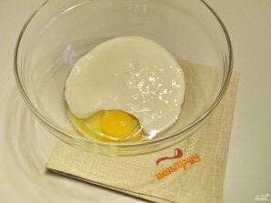 Тесто на кефире на сковороде - фото шаг 2