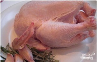 Курица с розмарином в духовке - фото шаг 1