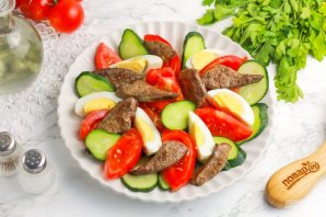 Салат из печени - фото шаг 6