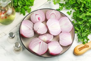 Лук маринованный быстрый - фото шаг 2