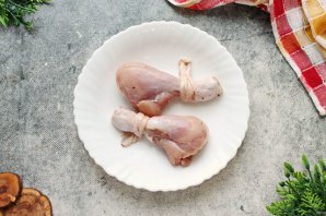 Куриные ножки в слоеном тесте - фото шаг 3