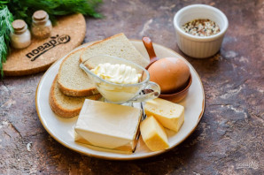 Бутерброды с яйцом и сыром - фото шаг 1