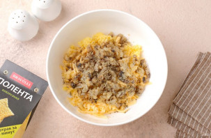 Шампиньоны фаршированные полентой "Bravolli" - фото шаг 5