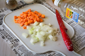 Грибная икра с морковью и луком - фото шаг 3
