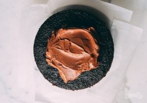 Быстрый рецепт шоколадного торта - фото шаг 8
