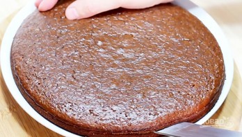 Шоколадный пирог с заварным кремом - фото шаг 8