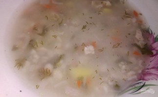 Диетический суп с овсянкой (на бульоне из птицы) - фото шаг 7