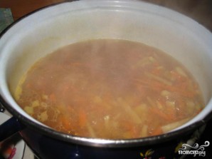 Суп из семги с креветками - фото шаг 4