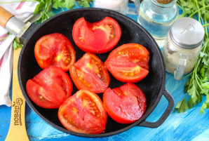 Жареные помидоры на зиму - фото шаг 2