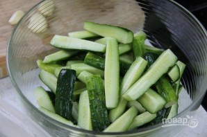 Летний овощной салат - фото шаг 3