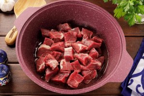 Рассыпчатый плов с говядиной