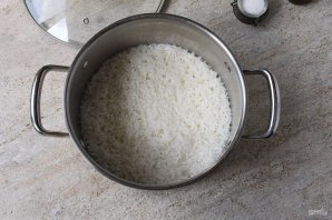 Рис с тушенкой - фото шаг 7