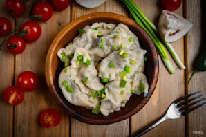 Постные вареники с грибами - фото шаг 17