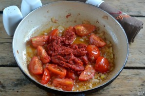 Каннеллони с фаршем под томатным соусом - фото шаг 5