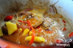 Утка по-тайски с карри и овощами - фото шаг 6