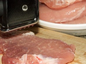 Мясо в тесте на сковороде - фото шаг 5