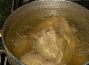 Суп с грибами и сыром   - фото шаг 1