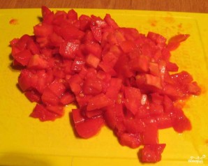 Омлет с помидорами - фото шаг 4