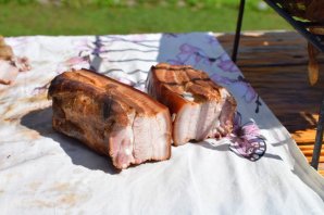 Копченое мясо в коптильне - фото шаг 17