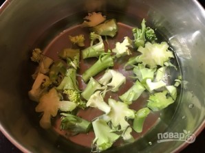 Сливочный соевый соус с брокколи - фото шаг 2