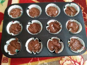 Шоколадные кексики с какао - фото шаг 5