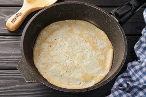 Блины с красной рыбой - фото шаг 10