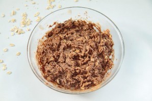 Шоколадное овсяное печенье - фото шаг 6