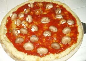 Овощная пицца с сыром Моцарелла - фото шаг 16