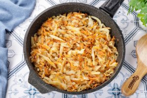 Заливной пирог с капустой на кефире - фото шаг 5