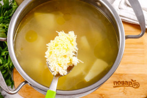 Сырный суп без блендера - фото шаг 4