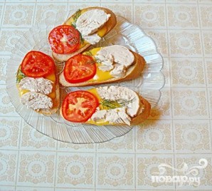 Горячие бутерброды с курицей - фото шаг 4