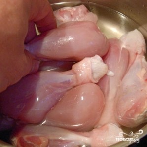 Куриные голени, маринованные в воде - фото шаг 2
