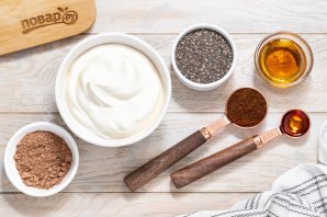 Чиа-пудинг тирамису - фото шаг 1